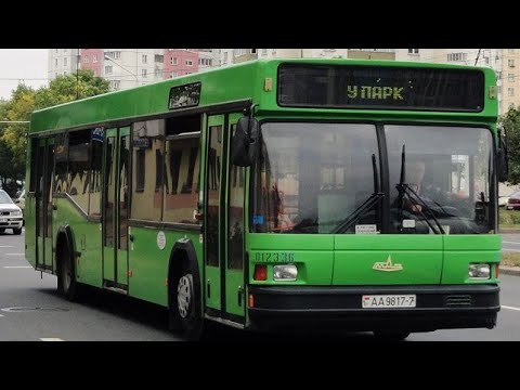 Видео: Информатор автобусного маршрута №128 г.Минска (голос Александр Крапиневич)