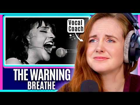 Видео: Она заставила меня плакать! | The Warning (Пау) – Реакция на Breathe | Анализ вокального коуча