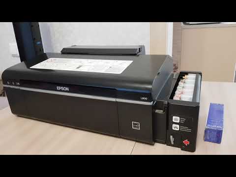 Видео: Почему требуется прочистка дюз на принтерах "семейства EPSON L800" и как это решить!