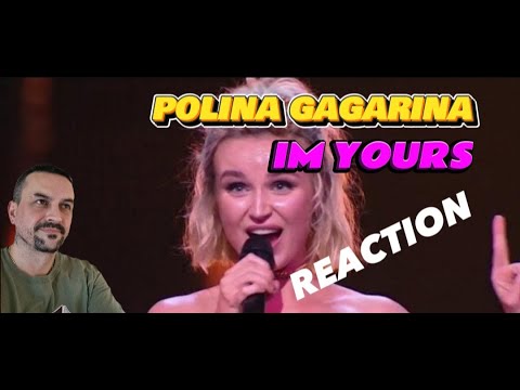 Видео: POLINA GAGARINA IM YOURS Полина Гагарина - Я твоя (Live at Мегаспорт) REACTION