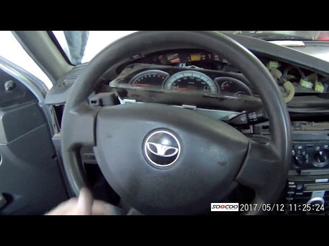 Видео: КАК СНЯТЬ ПАНЕЛЬ ПРИБОРОВ DAEWOO NEXIA N 150
