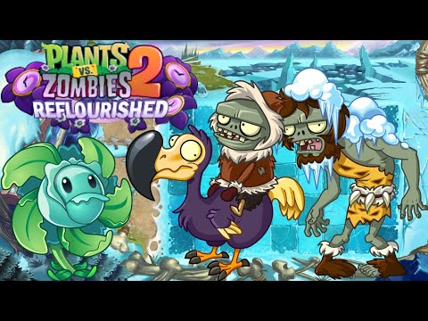 Видео: 🦅🦆ДОДО-ПТИЦЫ РАЗЛЕТАЛИСЬ, ОХЛАДИМ ИХ ПЫЛ И СДУЕМ HURRIKALE🌬🥬🥶PVZ 2: REFLOURISHED FROSTBITE CAVES☃️🌨❄