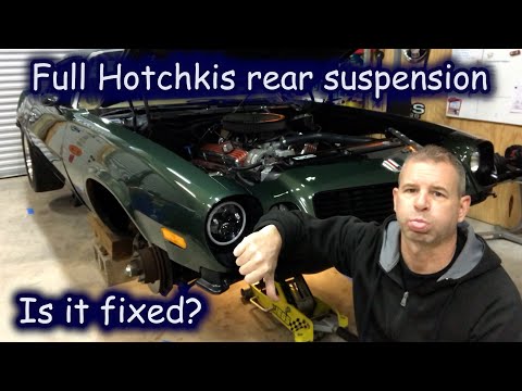 Видео: Установка задней подвески Hotchkis TVS на Camaro 2-го поколения. Обсуждение задней подвески. EP 19