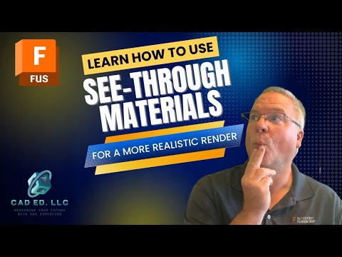 Видео: Теперь вы это видите, теперь вы этого не видите: прозрачные материалы в Fusion