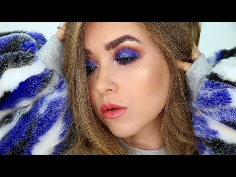 Видео: СИНИЕ СМОКИ I Урок макияжа