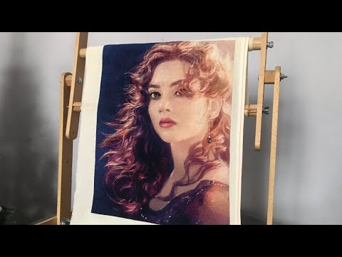 Видео: #208. ГОТОВАЯ вышивка, моя "Роуз" - многоцветка от Аладдин