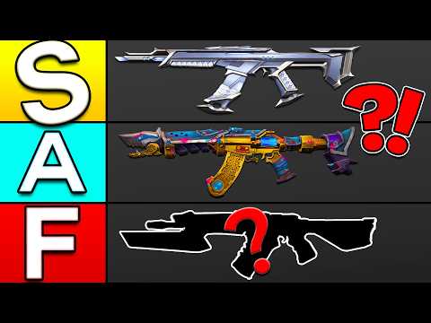 Видео: Рейтинг всех обликов «Вандал» в VALORANT