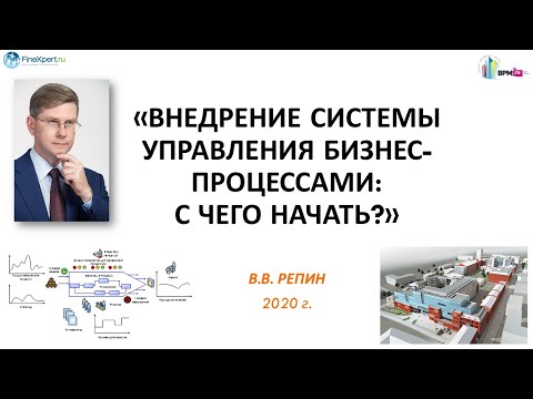 Видео: «Внедрение системы управления бизнес-процессами: с чего начать?»