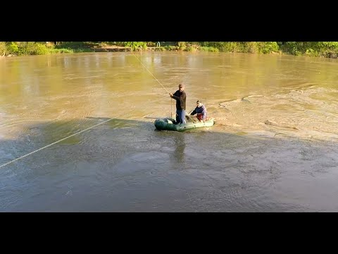 Видео: р. Терек .Рыбалка  на острове.