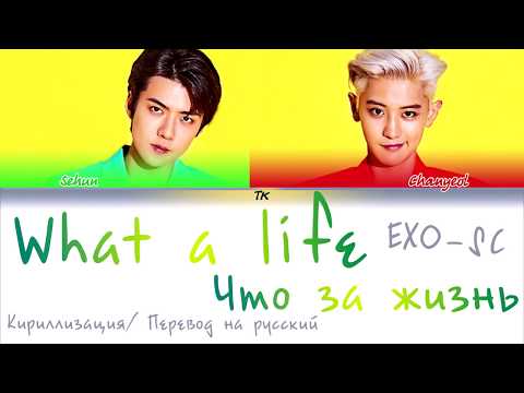 Видео: EXO-SC - 'WHAT A LIFE'  [Color Coded Lyrics КИРИЛЛИЗАЦИЯ/ПЕРЕВОД НА РУССКИЙ]