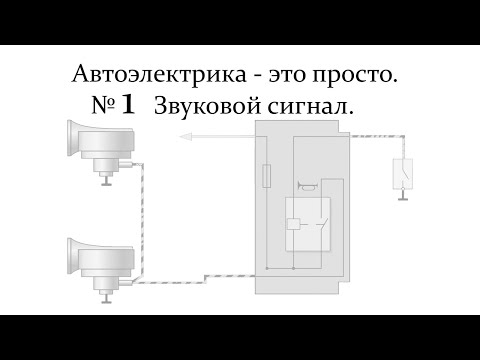 Видео: Как включается звуковой сигнал. принцип работы.