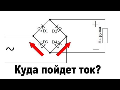 Видео: Как протекают токи в диодном мосте
