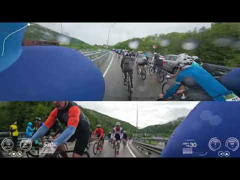 Видео: Три Горы 2025 Русские горки с двух камер с телеметрией, полная версия