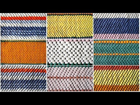 Видео: Занятие 17. Саржа уточная. Схема «Д-2» для 2-х бёрдышек