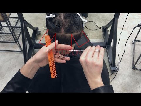 Видео: как подстричь элегантную женскую стрижку