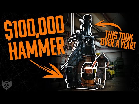 Видео: От 10 тыс. до 100 тыс. долларов: восстановление нашего молота Chambersburg Power Hammer 1946 года!