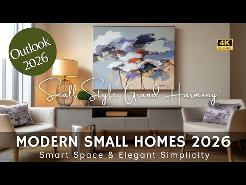 Видео: Современные небольшие дома 2026 года: роскошный минималистичный дизайн с продуманным пространство...