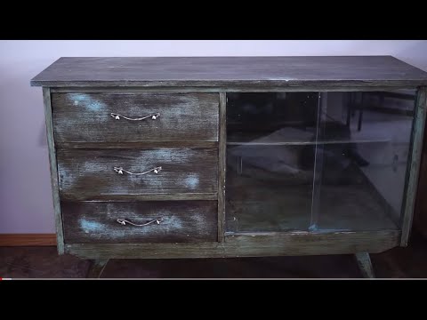 Видео: Из грязи в князи 👑 Переделка глазированной тумбы