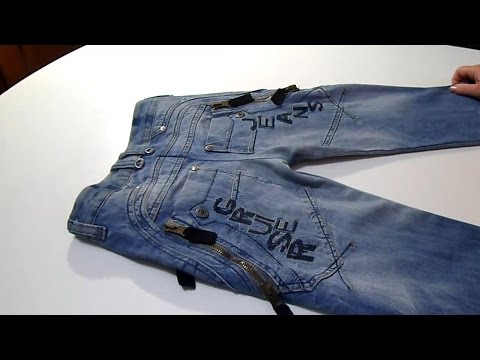 Видео: Как сшить детские джинсы из взрослых. How to sew children's jeans from adults.