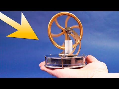 Видео: Двигатель, работающий от тепла руки?