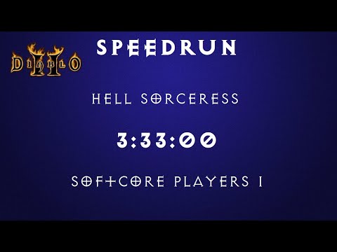 Видео: Сорка со скоростью молнии или прохождение Diablo 2 за 3-33-00