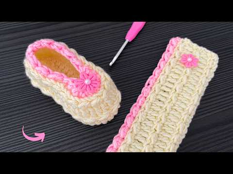 Видео: КРАСИВЫЕ ЛЕГКИЕ ТУФЛИ, СВЯЗАННЫЕ КРЮЧКОМ