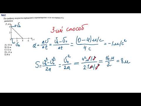 Видео: Подготовка к ЕНТ по физике. Кинематика.  Решение графических задач.