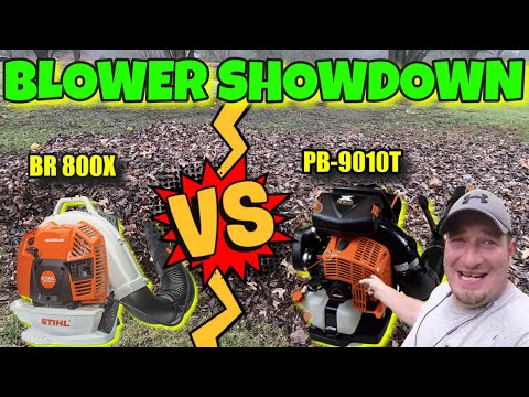 Видео: ECHO PB-9010 против STIHL BR 800 [ВАУ]