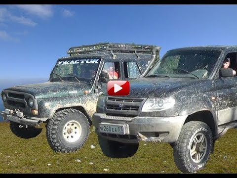 Видео: Уаз  Хантер  Уаз Патриот  джиппинг