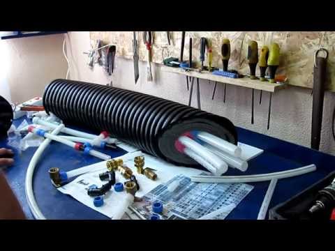 Видео: Трубы Uponor Wirsbo PE-Xa. Монтаж труб Uponor.