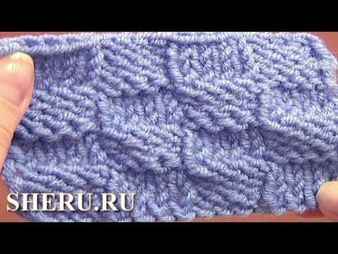 Видео: Easy To Knit Stitch Patterns Урок 8 Узор вязаный спицами