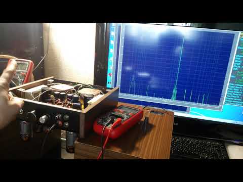 Видео: ламповый усилитель 6Н23П  6П3С-Е,