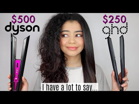 Видео: DYSON CORRALE против GHD PLATINUM PLUS для вьющихся волос — честное мнение