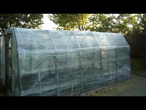 Видео: Парничок из стреич плёнки.