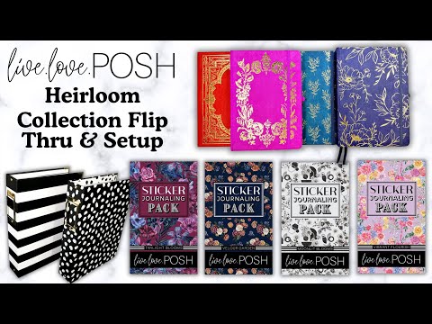Видео: Выпуск реликвии LiveLovePosh! Листайте и настраивайте | Наборы наклеек, журналы, папки для хранения