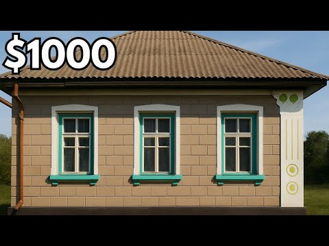 Видео: ⚡️Всього $1000 за ХАТУ біля МІСТА! Газ, вода, зручності!