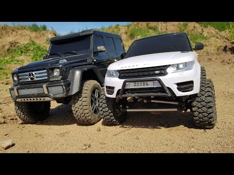 Видео: ГЕЛИК почти наказал Range Rover Sport, но .....   Сравнительный тест на бездорожье! Traxxas G500