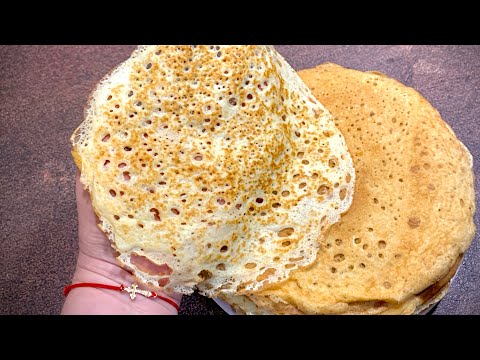 Видео: Дантелени палачинки с мая и едно предложение за вкусен пълнеж / Кружевные блины на дрожжах