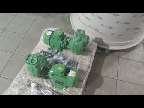 Видео: Самовсасывающий насос для подачи воды с песком