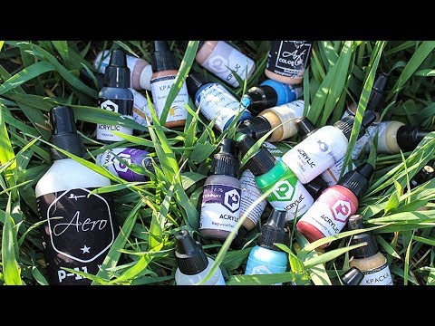 Видео: Мастер класс. Обзор акриловых красок Pacific88 серия Aero.