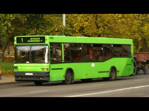 Видео: ИНФОРМАТОР автобусного маршрута №1 г. Минска (голос Эдуарда Данченко)