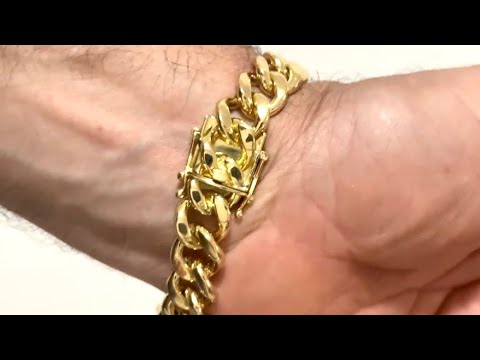 Видео: Как сделать браслет из золота 24k | Процесс изготовления золотого браслета