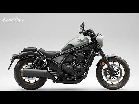 Видео: Honda CMX1100 Rebel Bikes 2026 года выпуска привносит новые краски в основные модификации прошлог...