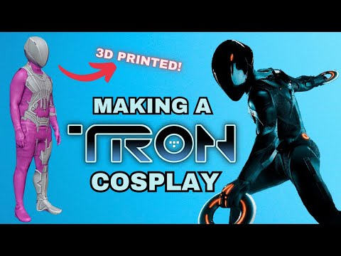 Видео: TRON: Legacy Rinzler Cosplay Update #1 — этап планирования и обзор Creality CR-Scan Ferret Pro!