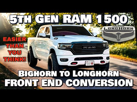 Видео: Переделка передней части RAM 1500 Bighorn в LONGHORN LIMITED