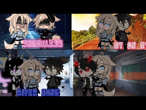 Видео: Клипы /Shameless/ /My on my/ River sog/ /My demons/💋❤ /Gacha life/
