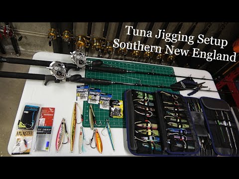 Видео: Установка для ловли тунца на джиггинг в Южной Новой Англии | Shimano Speedmaster | Вертикальный д...