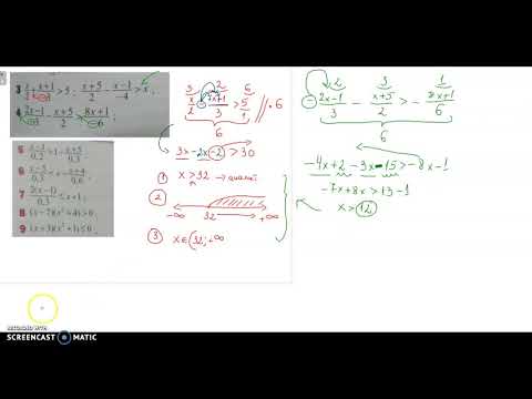 Видео: Решаване на неравенства, свеждащи се до линейни