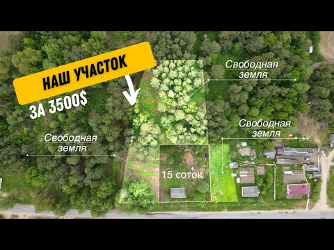 Видео: Купили домик в деревне. Электричество, границы участка и льготный лес.
