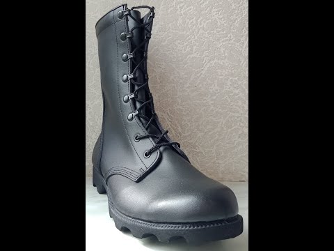 Видео: Ботинки армии США. Wellco US Army All Leather Combat Boots, DMS, Mildew and Water Resistant.